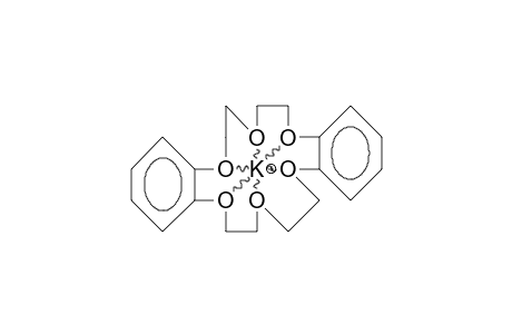 Dibenzo-18-crown-6-potassium cation complex