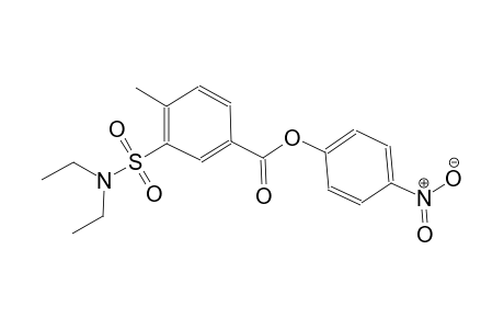 benzoic acid, 3-[(diethylamino)sulfonyl]-4-methyl-, 4-nitrophenyl ester