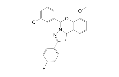 pyrazolo[1,5-c][1,3]benzoxazine, 5-(3-chlorophenyl)-2-(4-fluorophenyl)-1,10b-dihydro-7-methoxy-