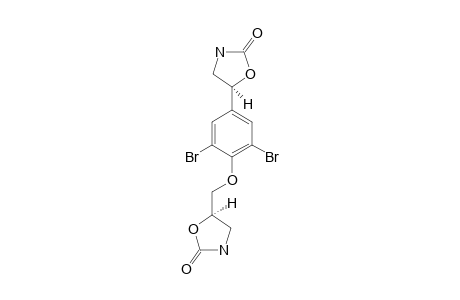 (R*,S*)-[3,5-DIBROMO-4-[(2-OXO-5-OXAZOLIDINYL)]-METHOXYPHENYL]-2-OXAZOLIDINONE