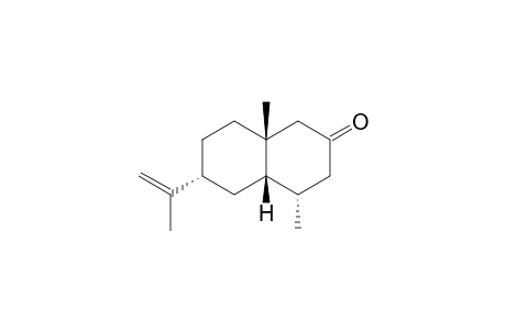 2(1H)-Naphthalenone, octahydro-4,8a-dimethyl-6-(1-methylethenyl)-, [4S-(4.alpha.,4a.alpha.,6.alpha.,8a.beta.)]-