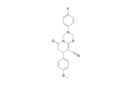 2H,6H-pyrido[2,1-b][1,3,5]thiadiazine-9-carbonitrile, 3-(4-fluorophenyl)-3,4,7,8-tetrahydro-8-[4-(methylthio)phenyl]-6-oxo-