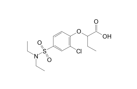 2-(2-chloro-4-(diethylsulfamoyl)phenoxy)butyric acid