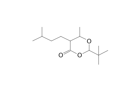 2-t-Butyl-6-methyl-5-(3-methylbutyl)[1,3]dioxan-4-one
