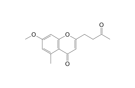 2-(3-ketobutyl)-7-methoxy-5-methyl-chromone