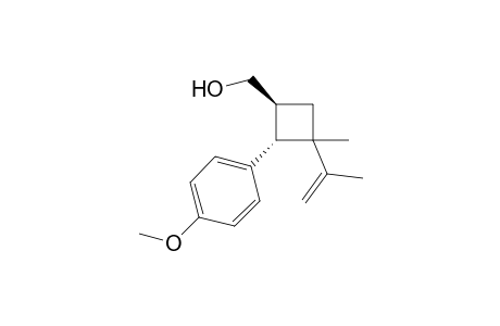[(1S,2S)-3-isopropenyl-2-(4-methoxyphenyl)-3-methyl-cyclobutyl]methanol