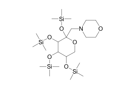 beta-D-FRUCTOPYRANOSE, 1-DEOXY-1-(4-MORPHOLINYL)-2,3,4,5-TETRAKIS-O-(TRIMETHYLSILYL)-