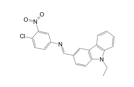 (4-chloro-3-nitro-phenyl)-(9-ethyl-9H-carbazol-3-ylmethylene)-amine