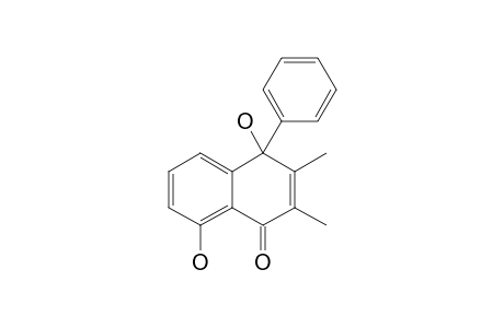 4,8-DIHYDROXY-2,3-DIMETHYL-4-PHENYL-1(4H)-NAPHTHALENONE