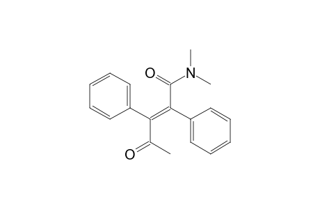 Benzeneacetamide, N,N-dimethyl-.alpha.-(2-oxo-1-phenylpropylidene)-, (E)-