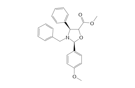 METHYL-(2RS,4RS,5SR)-3-BENZYL-2-(PARA-METHOXYPHENYL)-4-PHENYL-1,3-OXAZOLIDINE-5-CARBOXYLATE