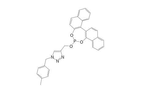 4-Dinaphtho[1,2-f:2',1'-d][1,3,2,]dioxaphosphephin-4-yloxymethyl-1-(4-methylbenzyl)-1H-1,2,3-triazole