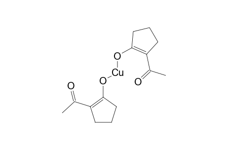 bis(2-acetylcyclopentanonato) copper (II)