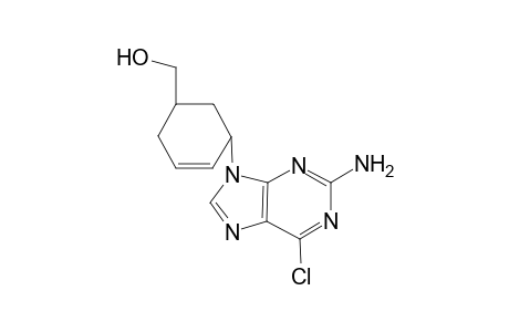 [5-(2-amino-6-chloro-9-purinyl)-1-cyclohex-3-enyl]methanol