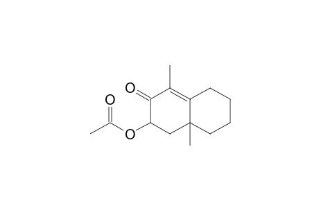 (4,8a-dimethyl-3-oxidanylidene-1,2,5,6,7,8-hexahydronaphthalen-2-yl) ethanoate