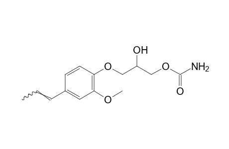 carbamic acid, 2-hydroxy-3-(2-methoxy-4-propenylphenoxy)propyl ester
