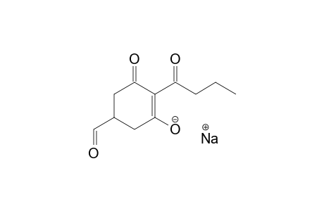 3-Cyclohexene-1-carboxaldehyde, 3-hydroxy-5-oxo-4-(1-oxobutyl)-, sodium salt