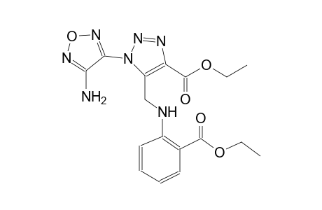 1H-1,2,3-triazole-4-carboxylic acid, 1-(4-amino-1,2,5-oxadiazol-3-yl)-5-[[[2-(ethoxycarbonyl)phenyl]amino]methyl]-, ethyl ester