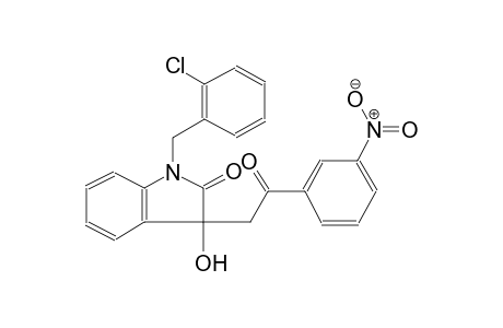 1-(2-chlorobenzyl)-3-hydroxy-3-[2-(3-nitrophenyl)-2-oxoethyl]-1,3-dihydro-2H-indol-2-one