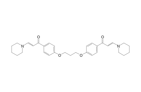 (E)-3-Piperidin-1-yl-1-(4-{3-[4-((E)-3-piperidin-1-yl-acryloyl)-phenoxy]-propoxy}-phenyl)-propenone
