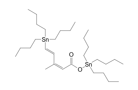 (2Z,4E)-3-methyl-5-tributylstannyl-penta-2,4-dienoic acid tributylstannyl ester