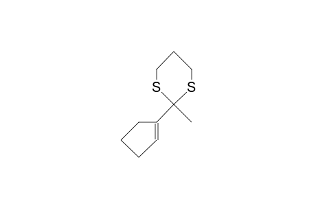 2-(1-Cyclopentenyl)-2-methyl-1,3-dithiane