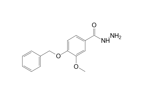 4-(benzyloxy)-3-methoxybenzoic acid, hydrazide