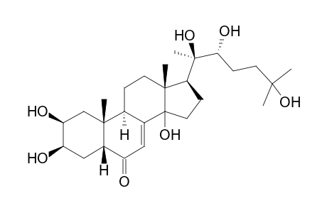 (2beta,3beta,5beta)-2,3,14,20,22,25-hexahydroxycholest-7-en-6-one