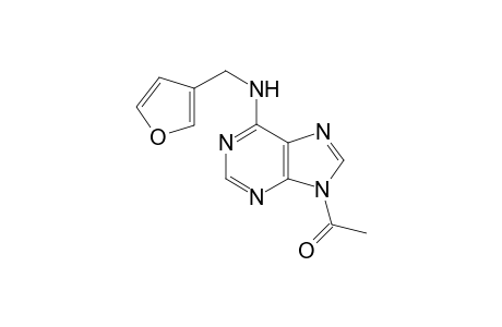 1-(6-(furan-3-ylmethylamino)-9H-purin-9-yl)ethanone