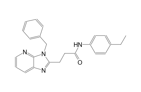 3H-imidazo[4,5-b]pyridine-2-propanamide, N-(4-ethylphenyl)-3-(phenylmethyl)-