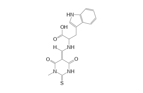 N-[(E)-(1-methyl-4,6-dioxo-2-thioxotetrahydro-5(2H)-pyrimidinylidene)methyl]tryptophan
