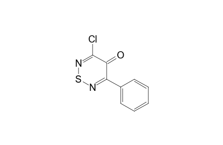 3-Chloro-5-phenyl-4H-1,2,6-thiadiazin-4-one