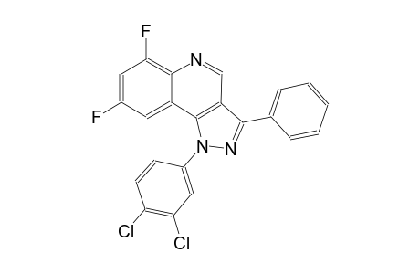 1-(3,4-dichlorophenyl)-6,8-difluoro-3-phenyl-1H-pyrazolo[4,3-c]quinoline