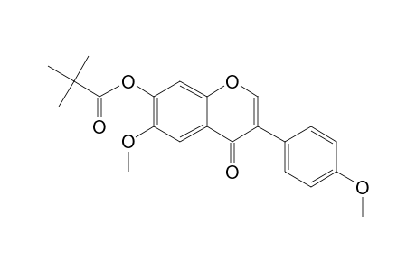 6,4'-Dimethoxy-7-hydroxyisoflavone, trimethylacetate