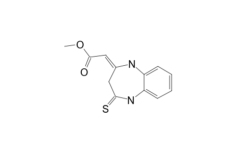 METHYL-(4-THIOXO-1,3,4,5-TETRAHYDRO-2H-1,5-BENZODIAZEPIN-2-YLIDENE)-ACETATE