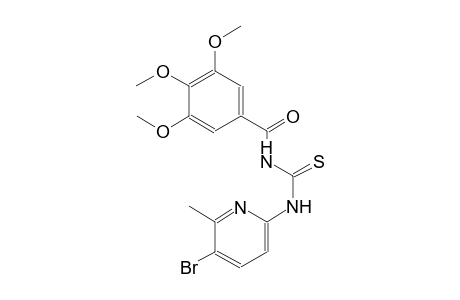 N-(5-bromo-6-methyl-2-pyridinyl)-N'-(3,4,5-trimethoxybenzoyl)thiourea