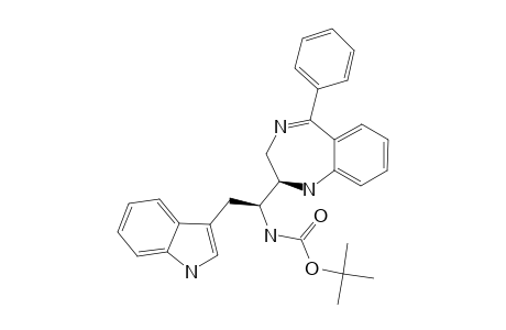 tert-butyl N-[(1S)-2-(1H-indol-3-yl)-1-[(2R)-5-phenyl-2,3-dihydro-1H-1,4-benzodiazepin-2-yl]ethyl]carbamate