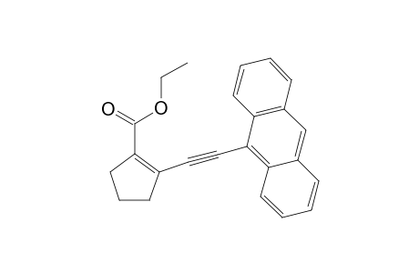 Ethyl 2-(9-anthrylethynyl)cyclopentenecarboxylate