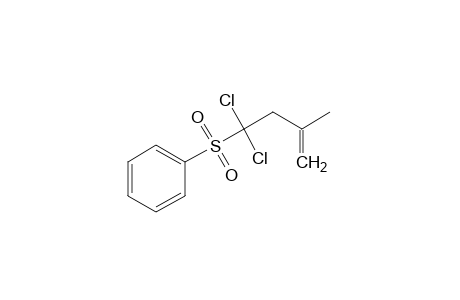 1,1-DICHLORO-3-METHYL-3-BUTENYL PHENYL SULFONE