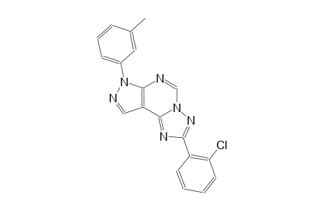 2-(2-chlorophenyl)-7-(3-methylphenyl)-7H-pyrazolo[4,3-e][1,2,4]triazolo[1,5-c]pyrimidine