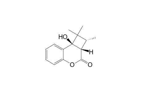 3H-Benzo[b]cyclobuta[d]pyran-3-one, 1,2,2a,8b-tetrahydro-8b-hydroxy-1,1,2-trimethyl-, (2.alpha.,2a.beta.,8b.beta.)-(.+-.)-