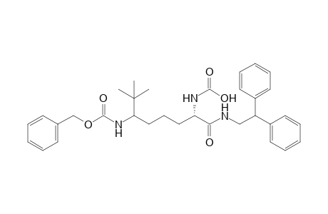 Benzyl tert-Butyl-{6-[(2,2-diphenylethyl)amino]-6-oxohex-ane-1,5-diyl}-(S)-dicarbamate