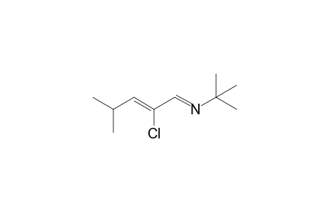 N-(2'-Chloro-2'-yhexen-1'-ylidene)-t-butylamine-