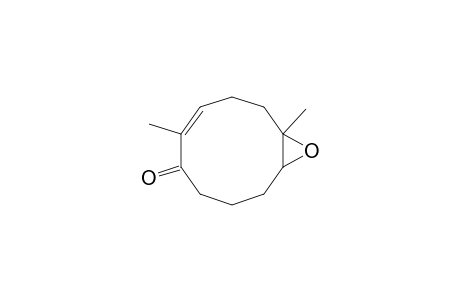 6,10-dimethyl-11-oxabicyclo[8.1.0]undec-6-en-5-one