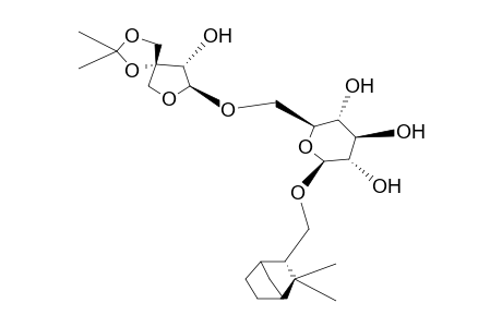L-ENDO-CAMPHANOL-8-3,5-ISOPROPYLIDENE-B-D-APIOFURANOSYL-(1->6)-B-D-GLUCOPYRANOSIDE , SHIONOSIDE C
