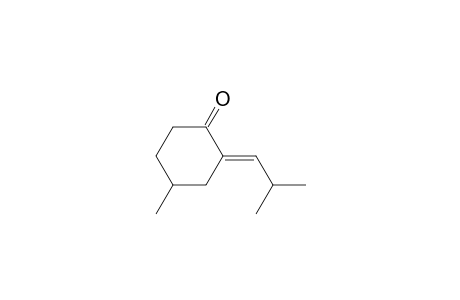(2E)-4-methyl-2-(2-methylpropylidene)-1-cyclohexanone