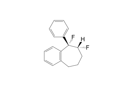 cis-1-Phenyl-1,2-difluorobenzocycloheptane