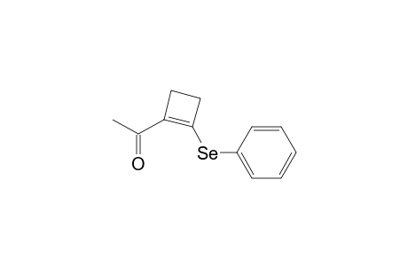 1-(2-phenylselanylcyclobuten-1-yl)ethanone