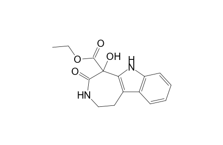 Ethyl 5-hydroxy-4-oxo-1,2,3,4,5,6-hexahydro-azepino[4,5-b]indole-5-carboxylate