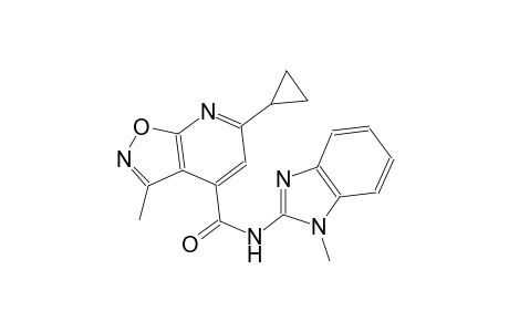 isoxazolo[5,4-b]pyridine-4-carboxamide, 6-cyclopropyl-3-methyl-N-(1-methyl-1H-benzimidazol-2-yl)-